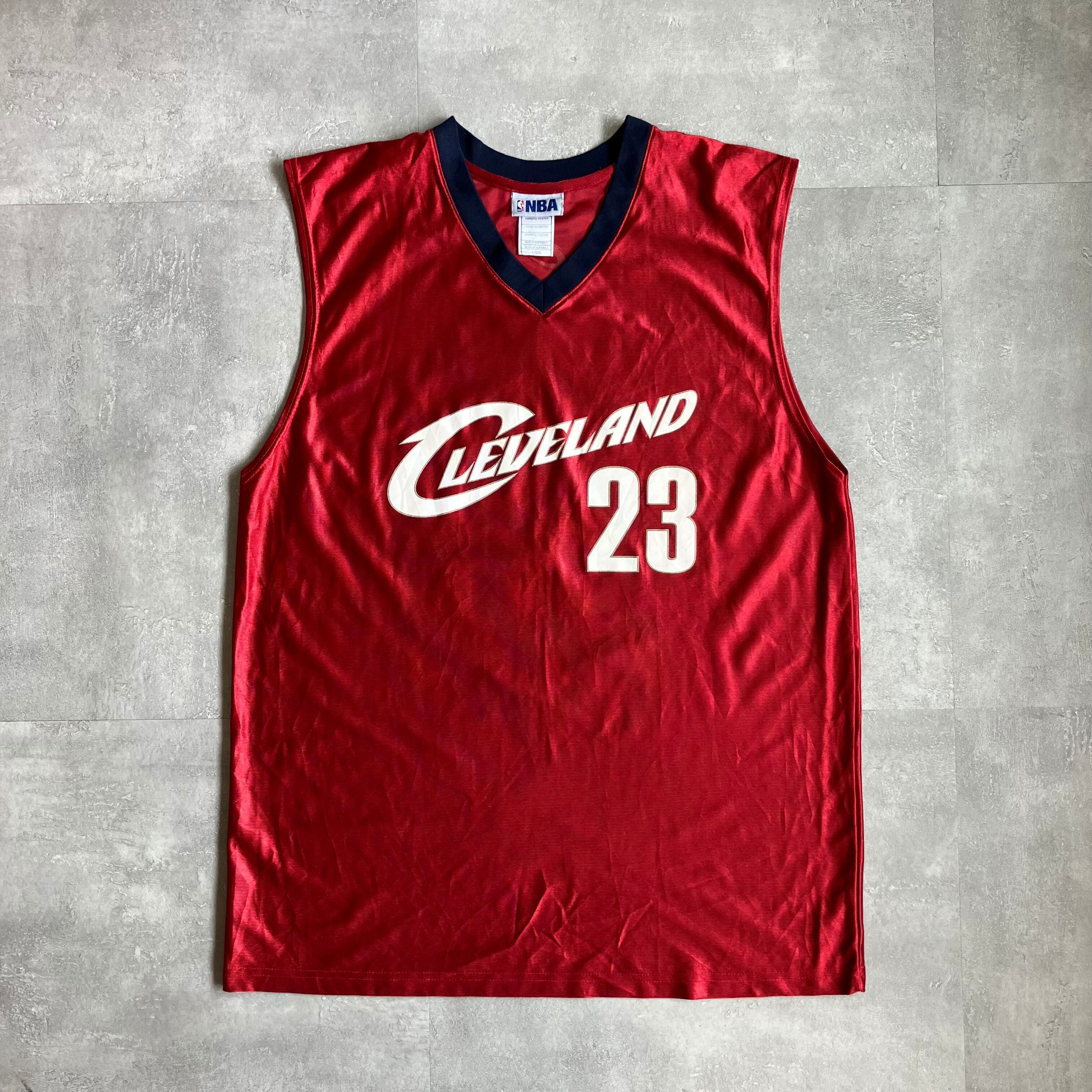 《L size》NBA Cleveland ゲームシャツ No.3566