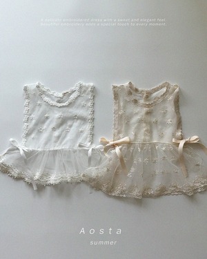 予約 : Lace Vest〔aosta〕