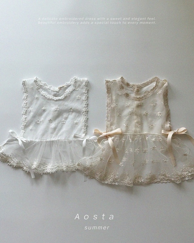 予約 : Lace Vest〔aosta〕
