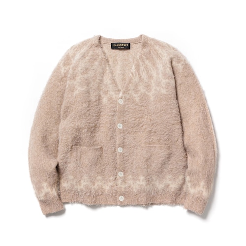 F-LAGSTUF-F NORDIC MOHAIR CARDIGAN (BEIGE)