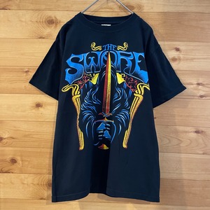 【FRUIT OF THE LOOM】THE SWORD バンドTシャツ ビッグプリント バンt  ヘビメタ ハードロック S US古着