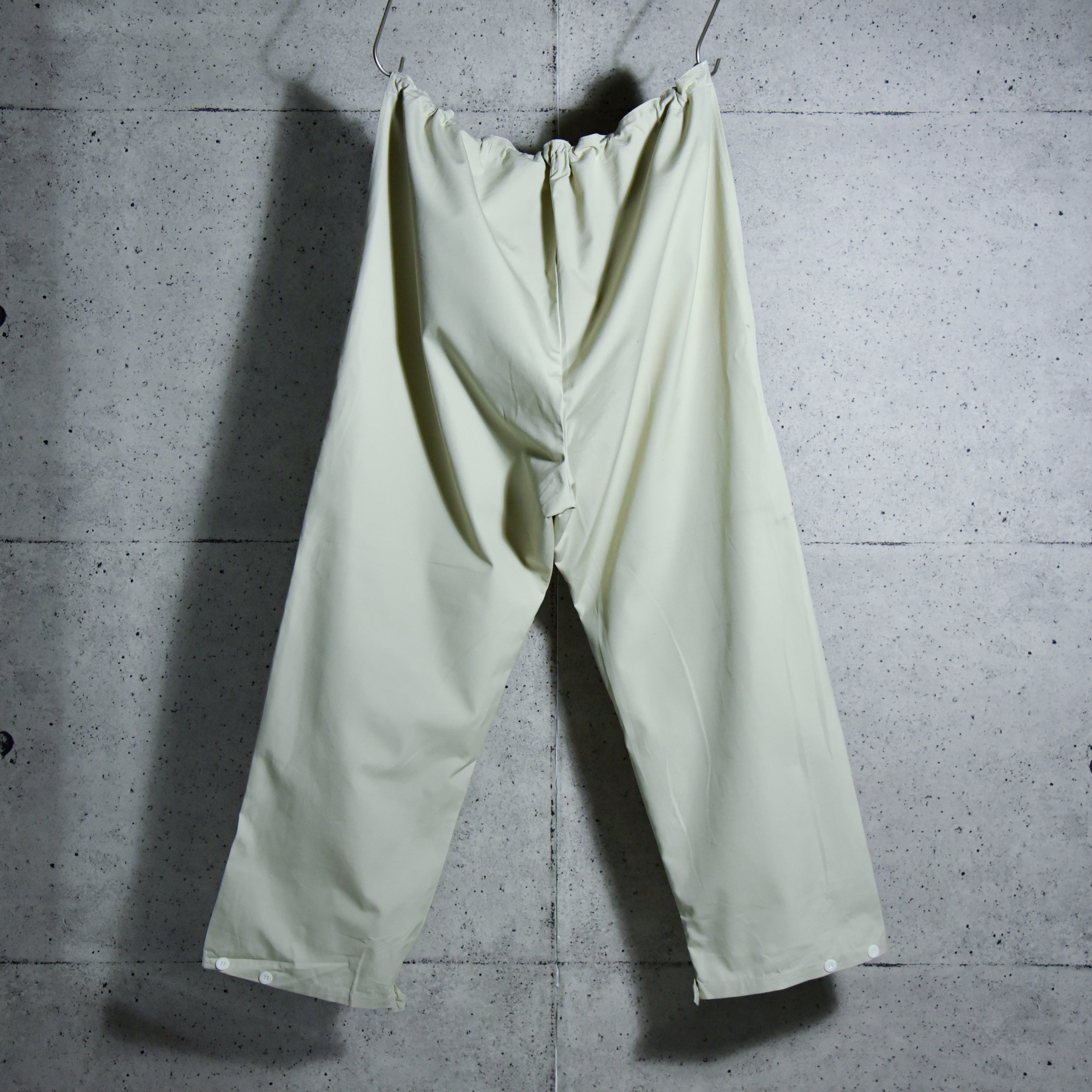 DEAD STOCK】60-70s Swedish Army Snow Camouflage Over Pants