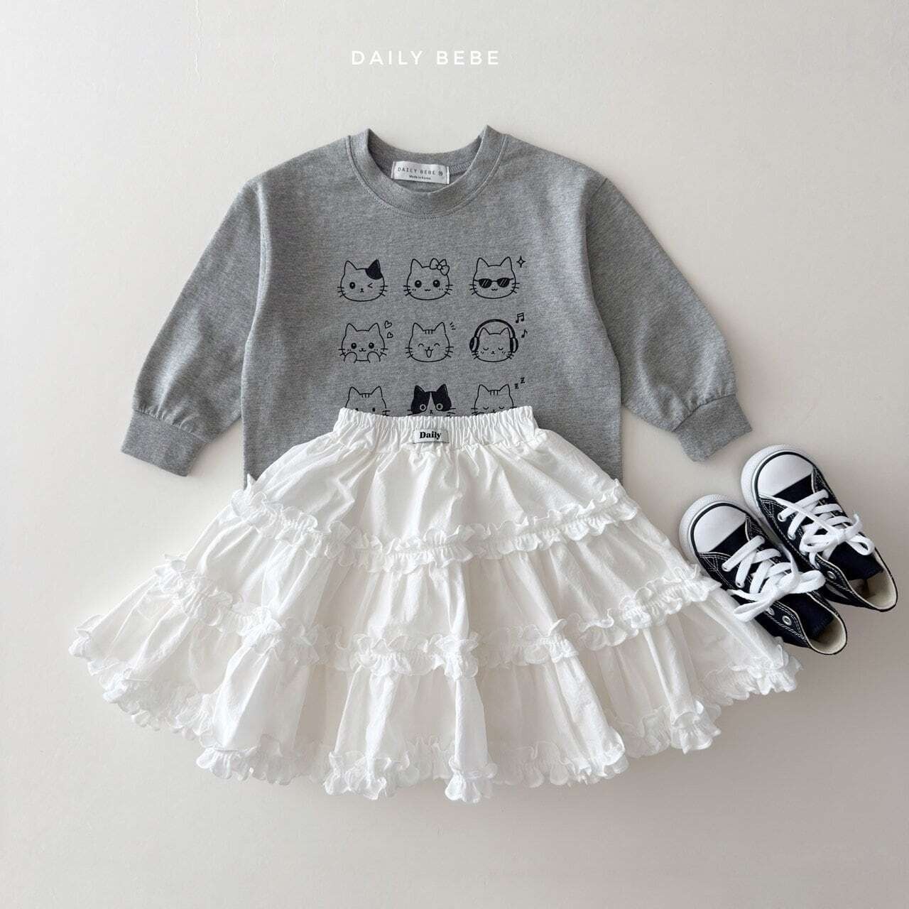 【取寄】Dailybebe ピュアロングスカート｜秋服｜韓国子供服｜26/AT