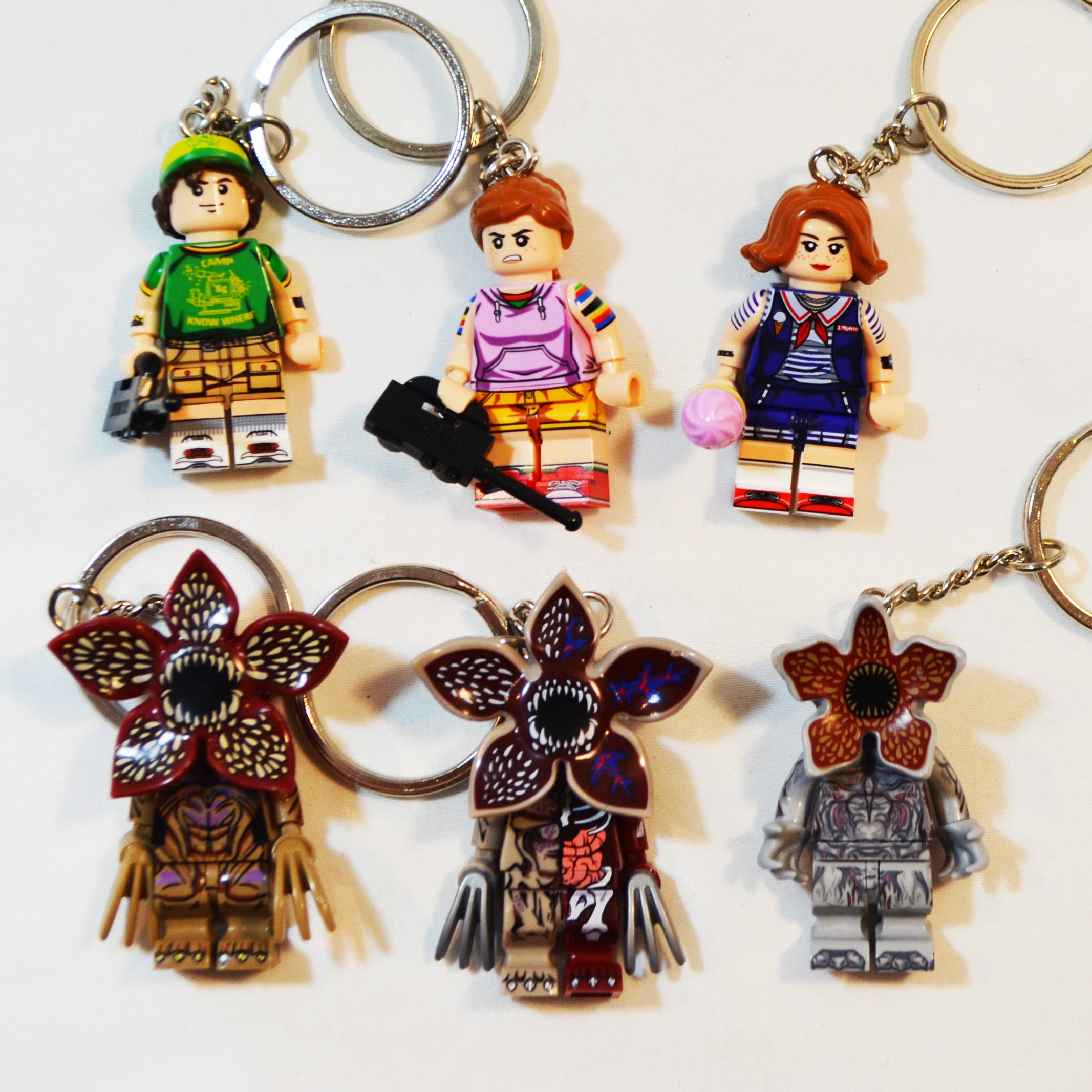 レゴ風 ブロックキーホルダー ストレンジャーシングス 新品 バラ売り