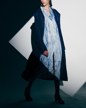 Washer Over Coat (Navy)