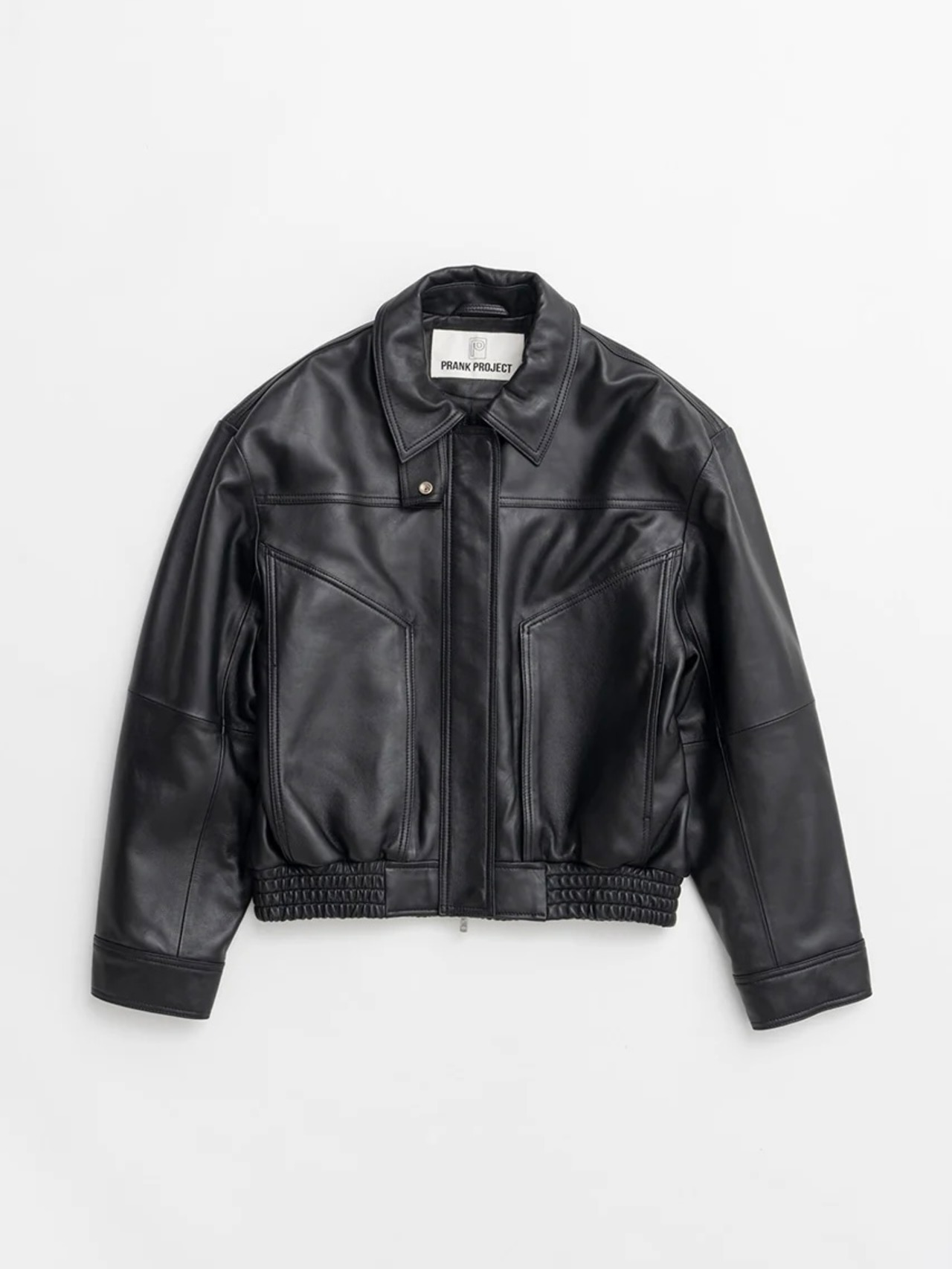【26AW | WOMEN】PRANK PROJECT プランクプロジェクト / レザーブルゾン / Tuck Pocket High-Neck Leather Blouson  31262215602 - 4