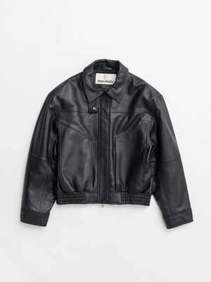 【26AW | WOMEN】PRANK PROJECT プランクプロジェクト / レザーブルゾン / Tuck Pocket High-Neck Leather Blouson  31262215602