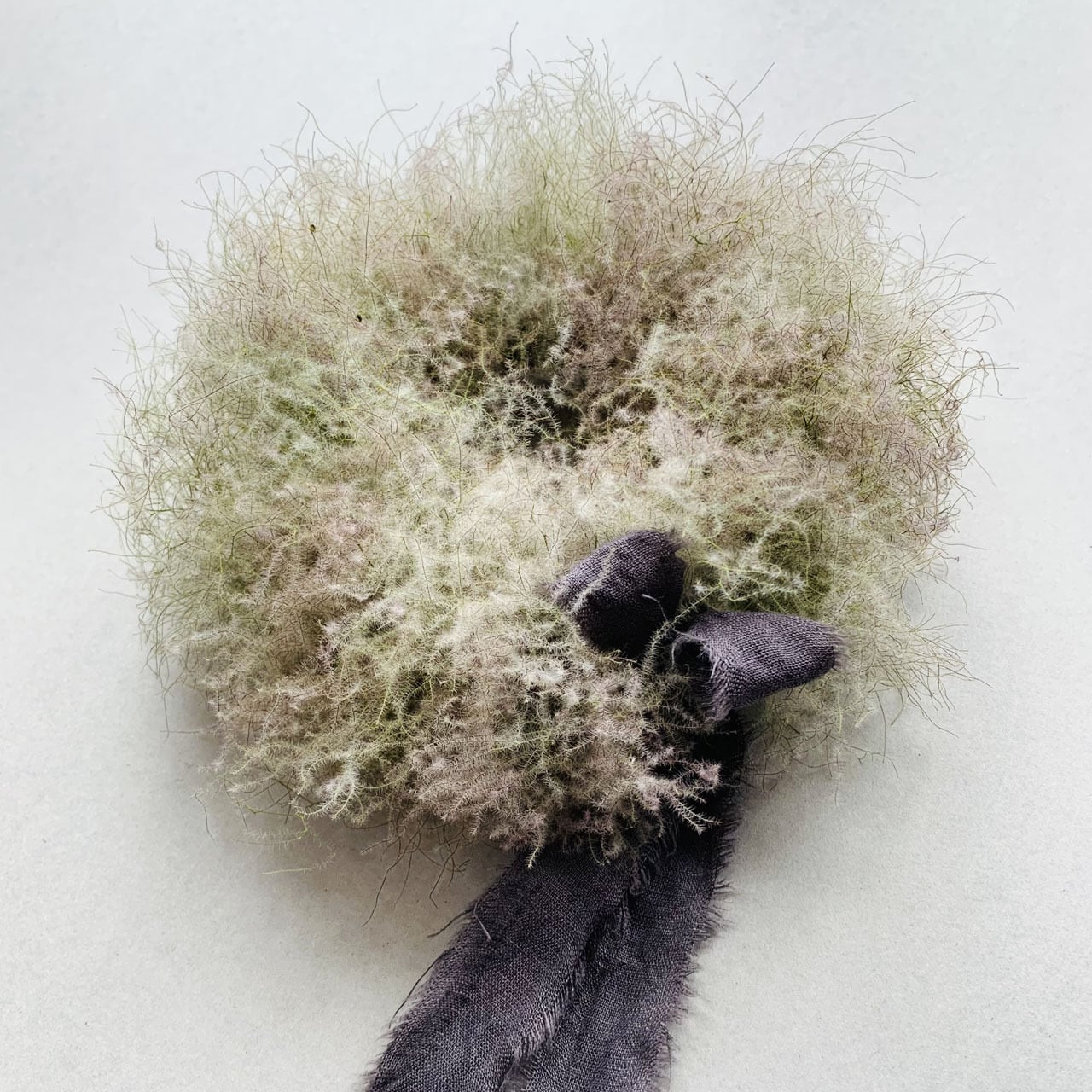 スモークツリーのドライフラワーリース