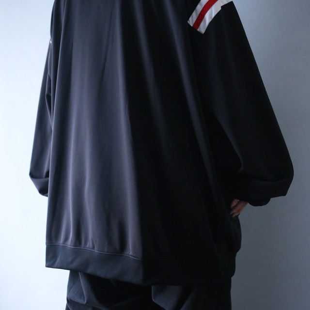 "刺繍" dunk-man logo super over silhouette track jacket