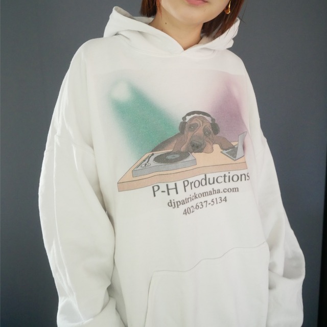Productions dog print pullover