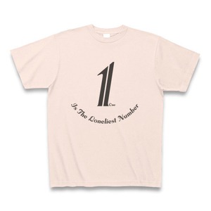 three dog night「One Is The Loneliest Number」タイポグラフィTシャツB