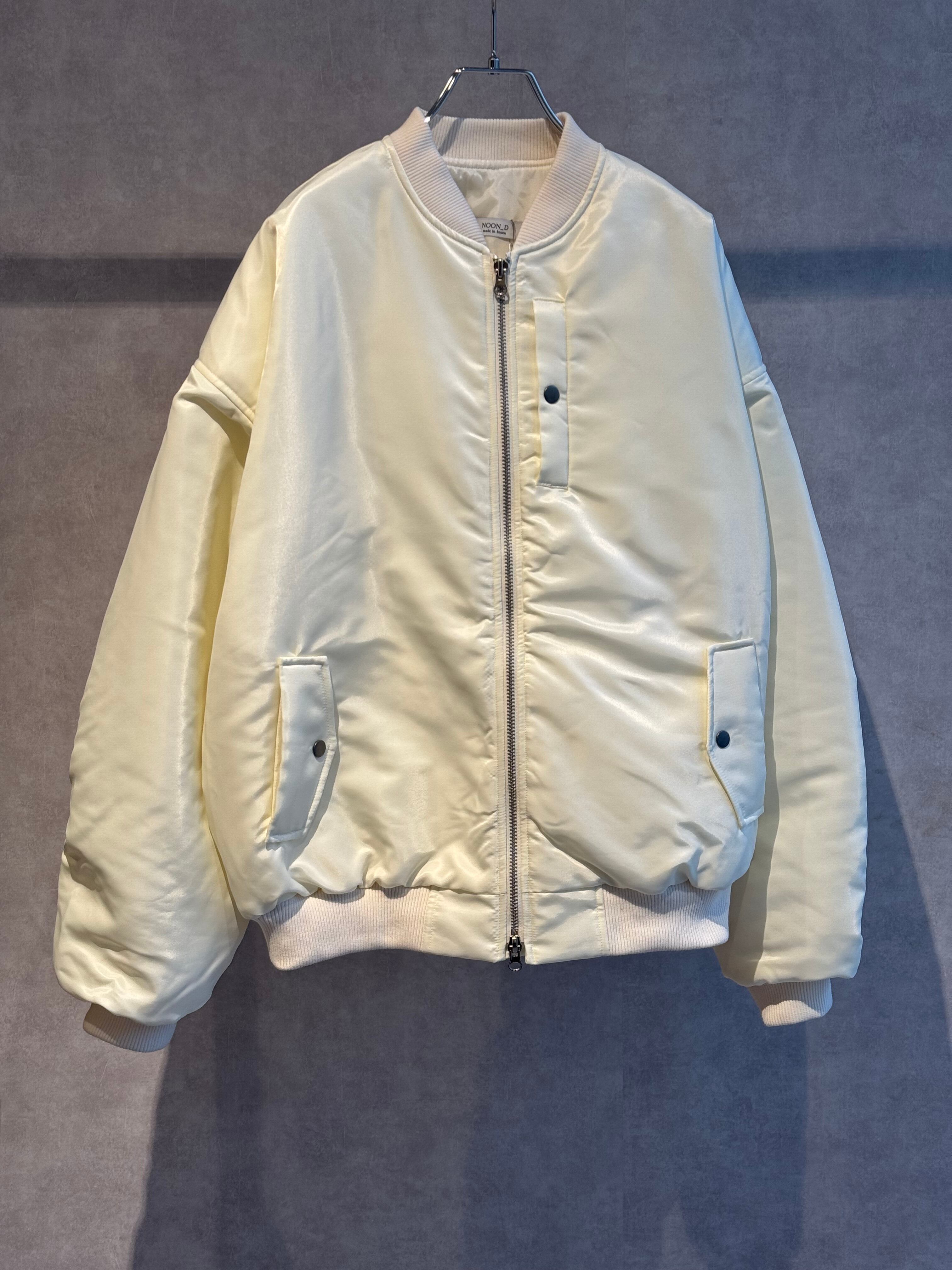 loose silhouette MA-1 puff jacket