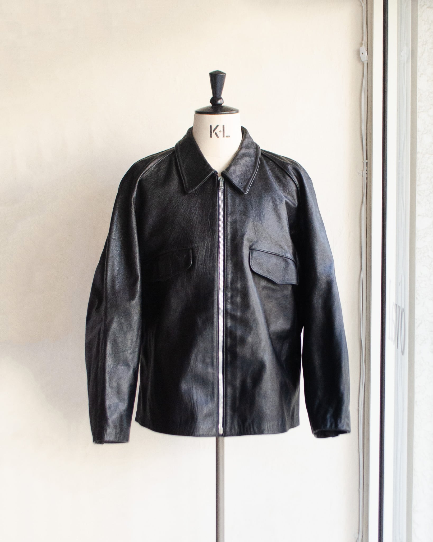 40s- German Army rabbit fur liner jacket ドイツ 軍 ルフトバッフェ