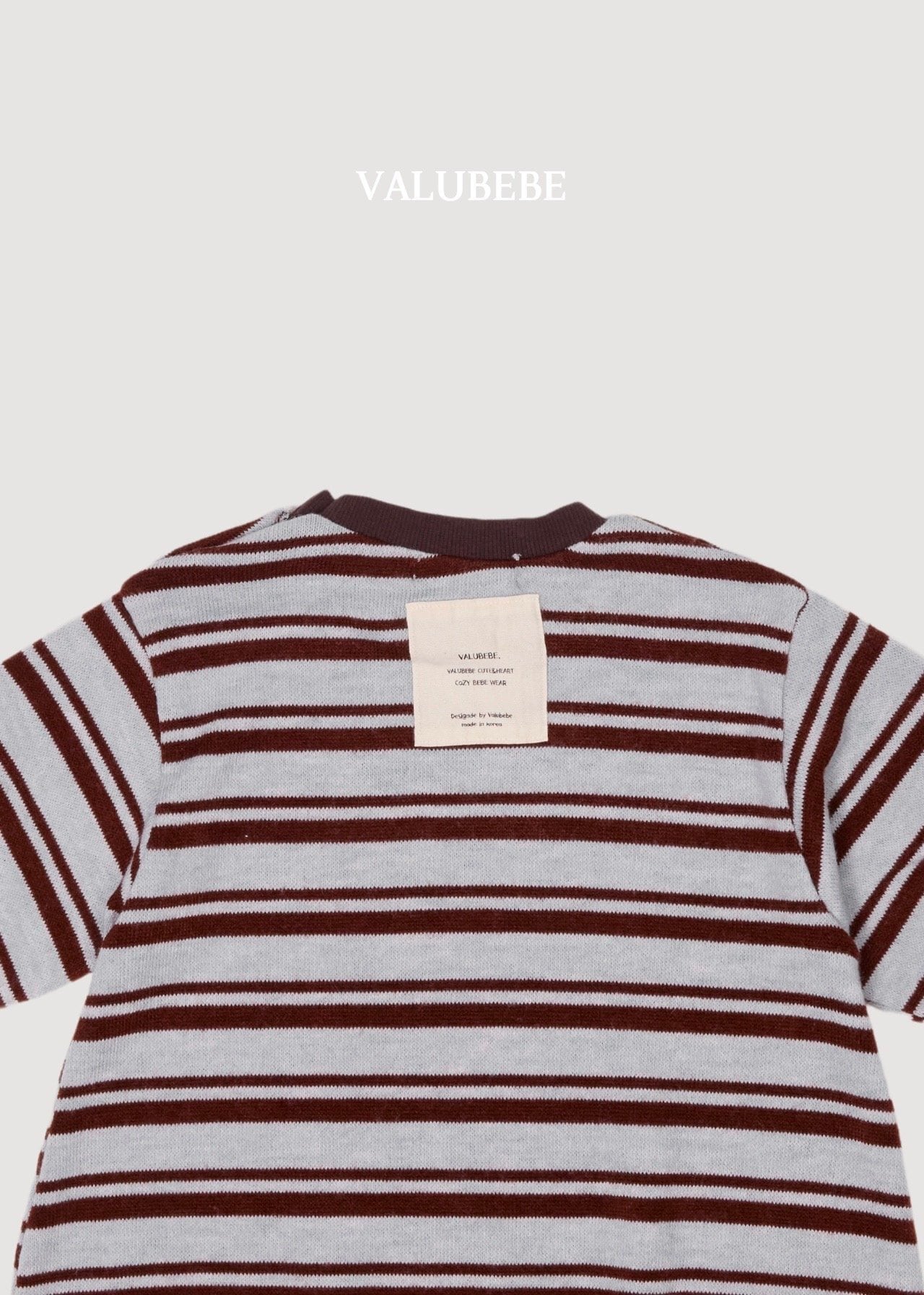 送料無料【予約】/ ホーリーストライプジャンプロンパース / valubebe