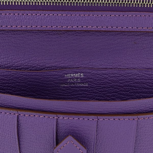 Used HERMES エルメス 長財布 ベアンスフレ シェーブル ミゾール