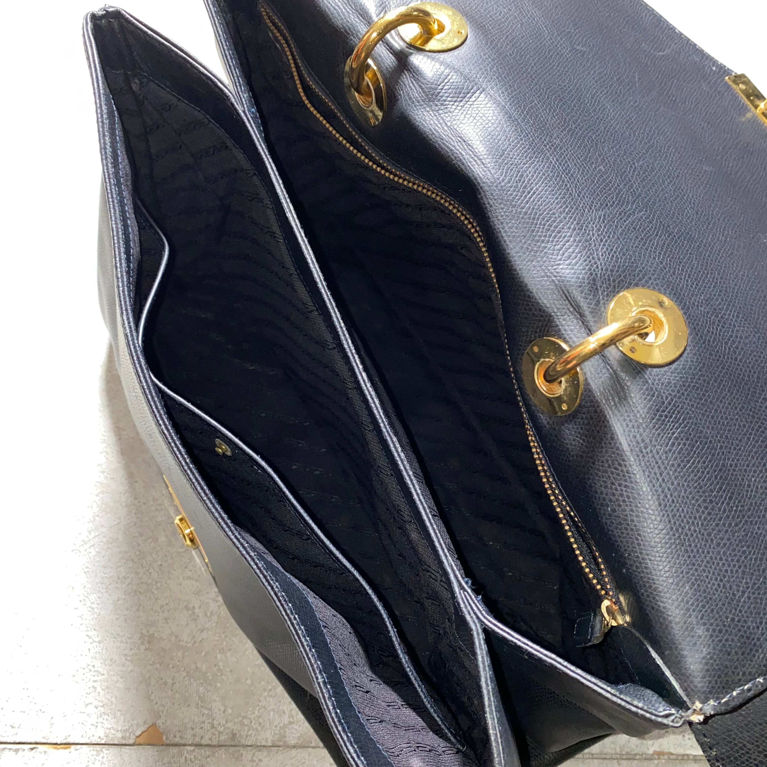 JIL SANDER black leather 2way bag | NOIR ONLINE