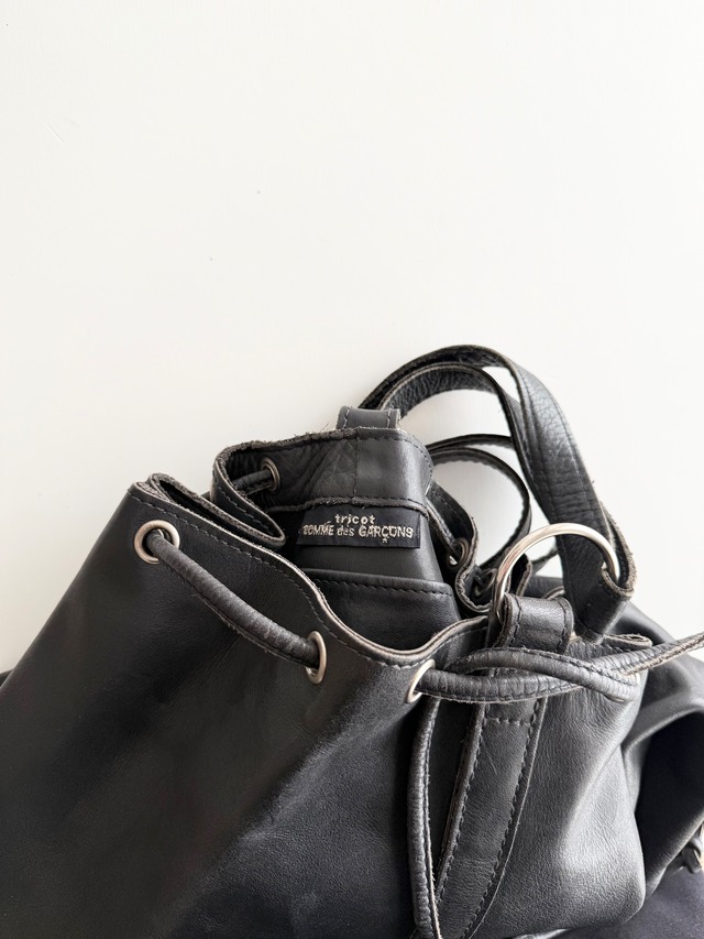 1980-90s TRICOT COMME DES GARÇONS 2WAY LEATHER BACKPACK