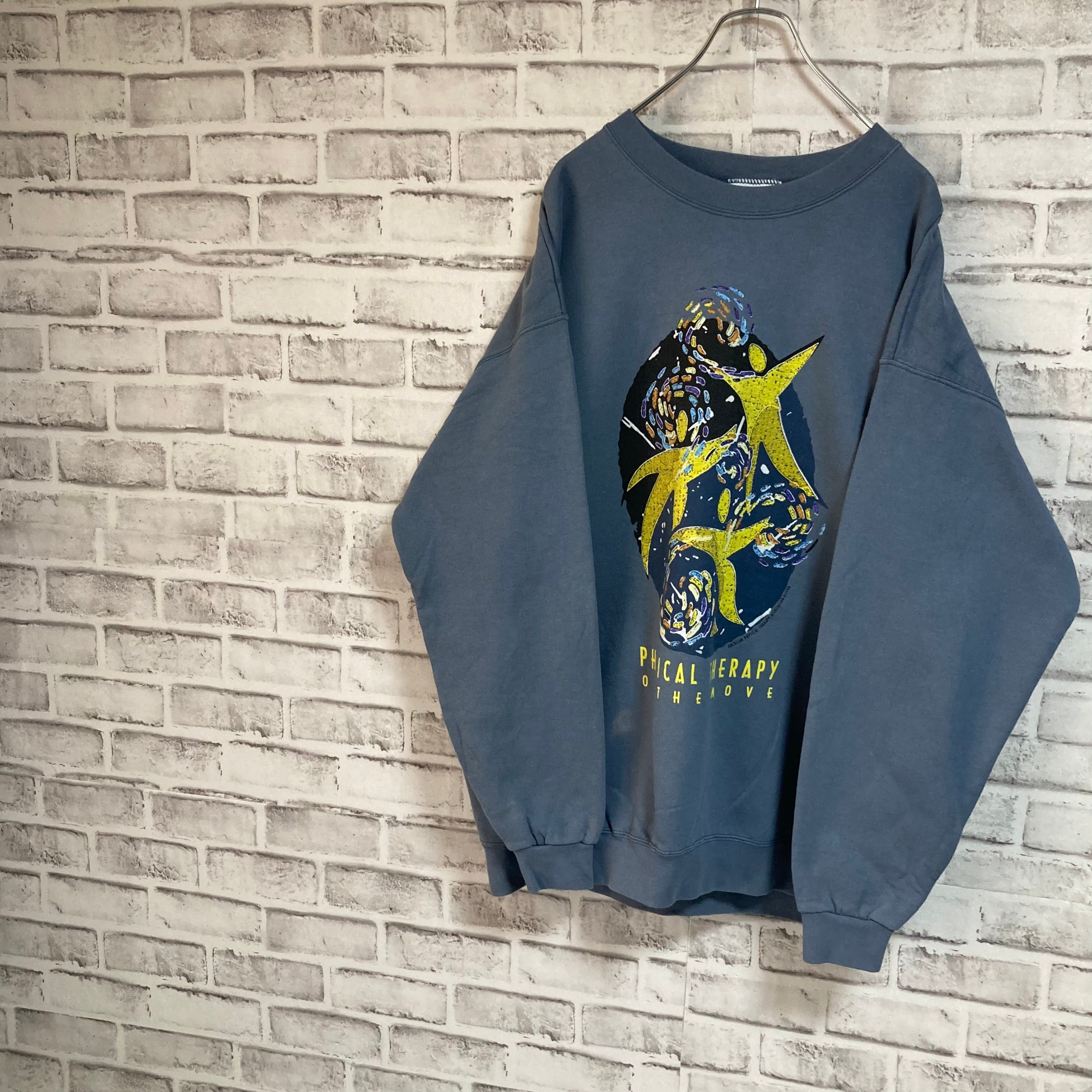 Lee】L/S Sweat XL 90s Made in USA 企業モノ アート系 スウェット