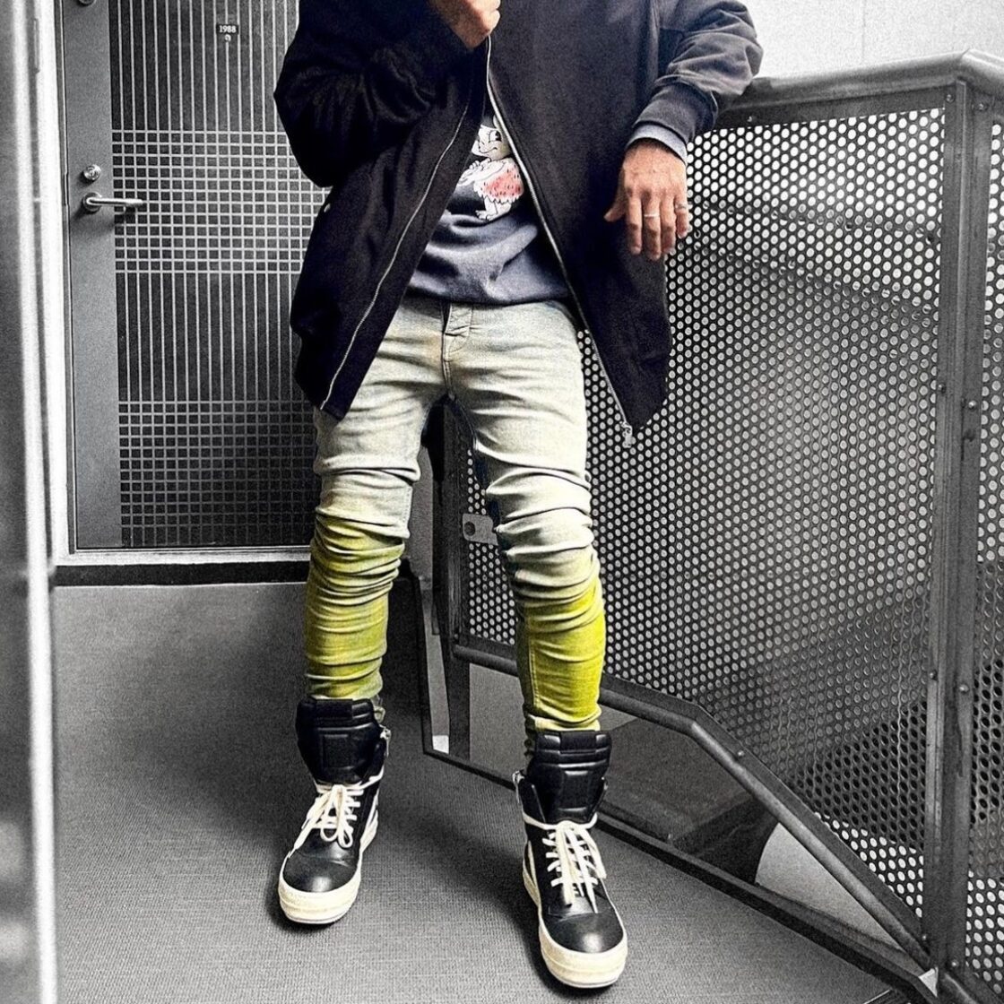 Rick Owens】TYRONE CUT(BLUE/YELLOW) | PAY ID