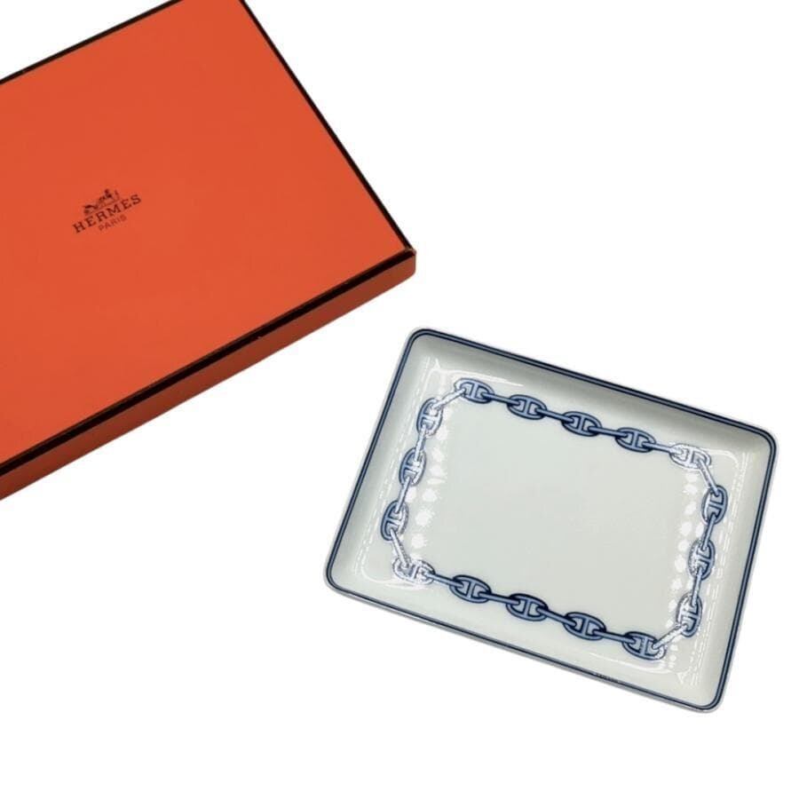 美品 エルメス HERMES プレート シェーヌダンクル 10-26080810