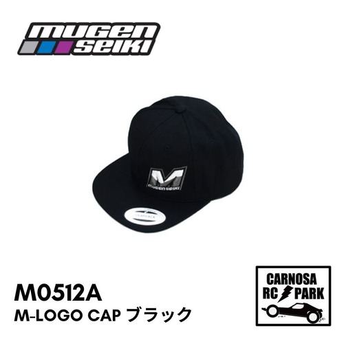 【MUGEN 無限精機】M-logo Cap ブラック[M0512a］