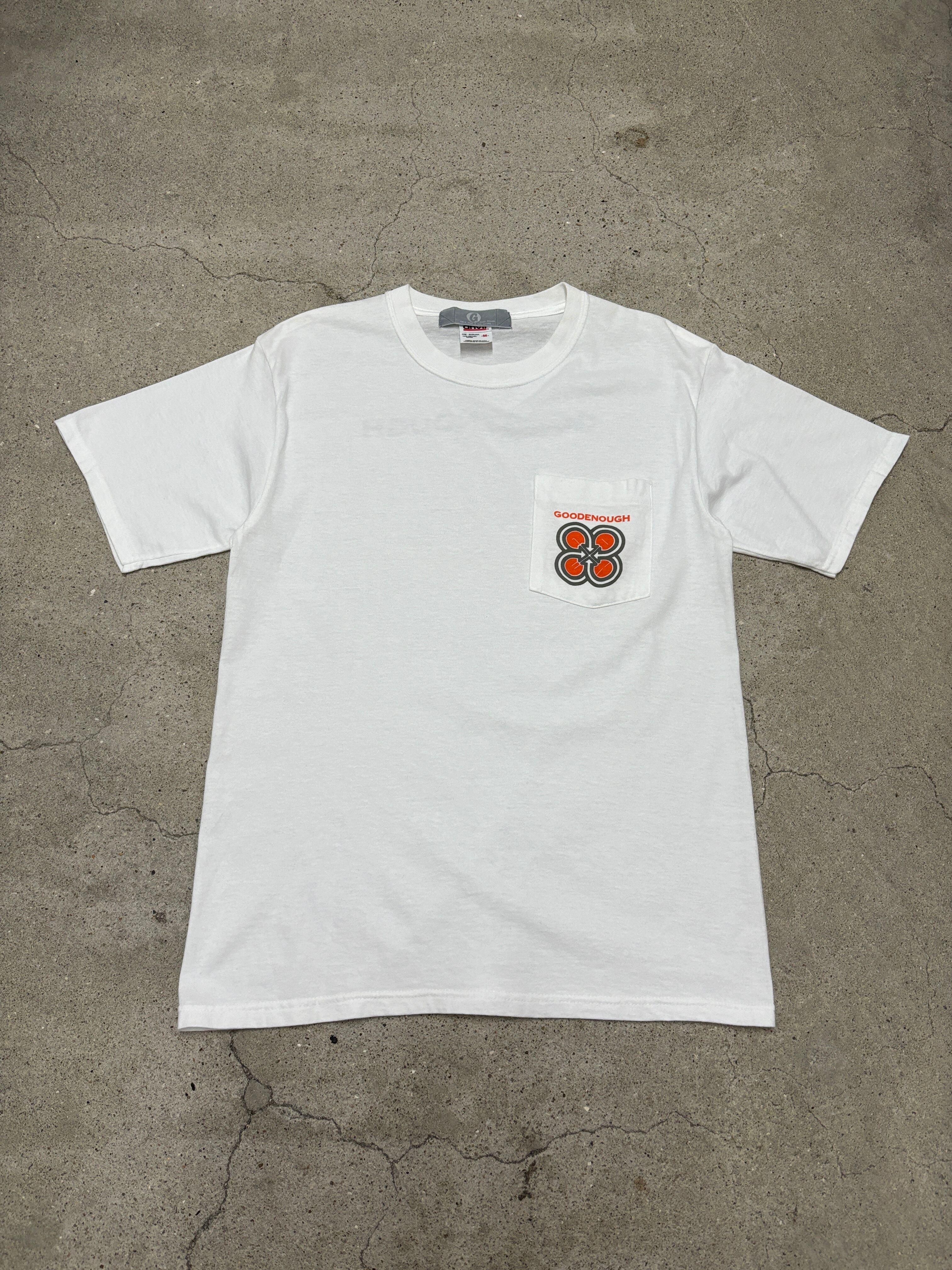90～00s GOODENOUGH/Logo print Pocket Tee/anvil/初期/M/ロゴプリント 
