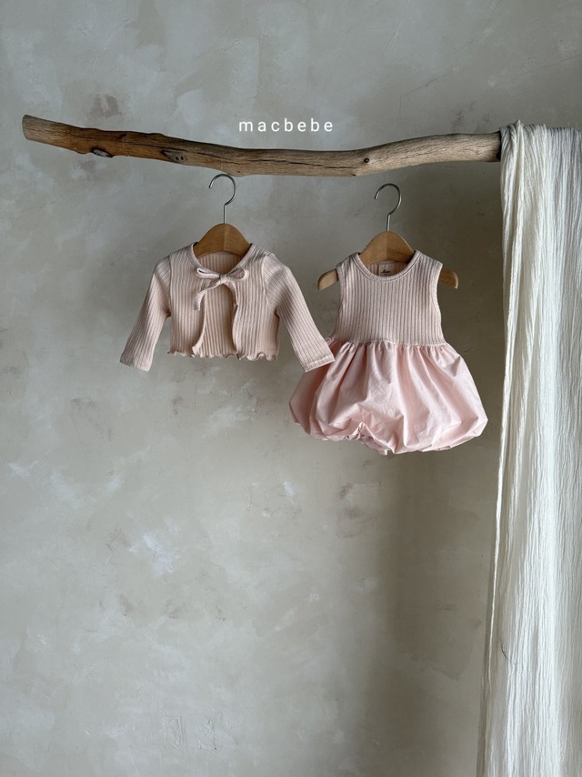 [ macbebe ] punching flowerone-piece set