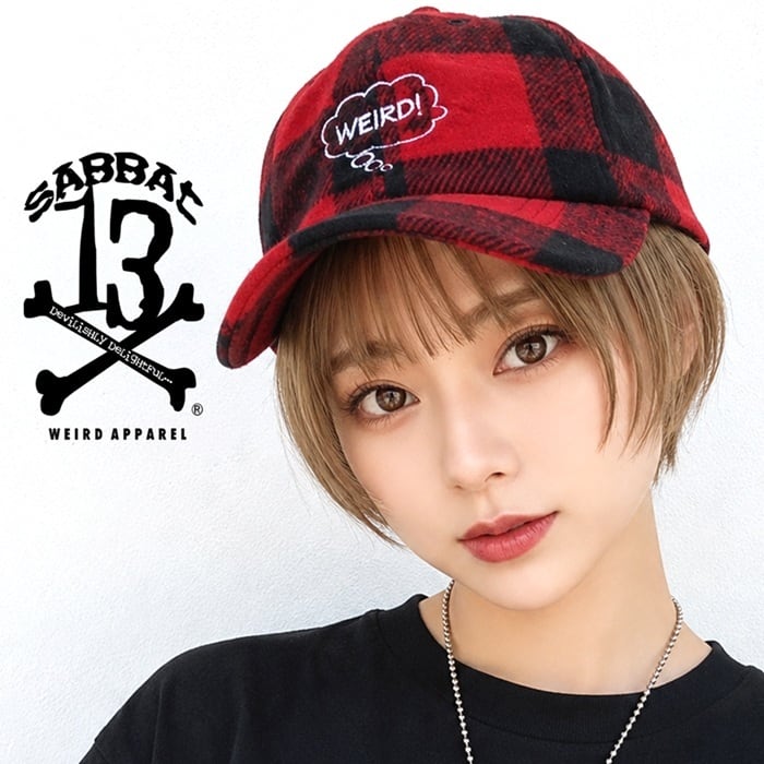 インディバCAP 四角軸ヘッド 1、8センチ 30%OFF SALE】SABBAT13 / サバトサーティーン / サバト13「WEIRD CHECK