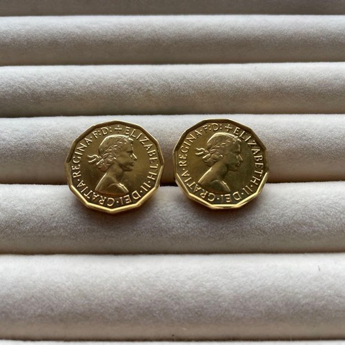 ELIZABETH 1 PENCE カフリンクス　#384