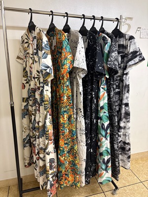 【select】ペイントプリントワンピース　57797