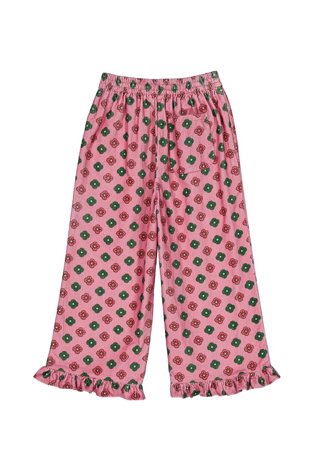 【26AW】hello Simone(ハローシモーヌ)Malika pants Rosebud(3y/4y/6y/8y)パンツ ピンク