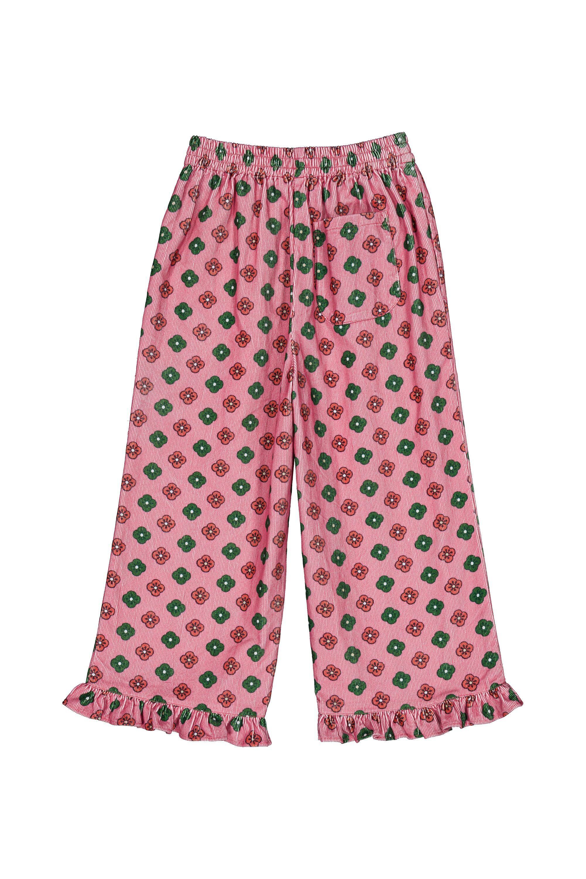 【26AW】hello Simone(ハローシモーヌ)Malika pants Rosebud(3y/4y/6y/8y)パンツ ピンク