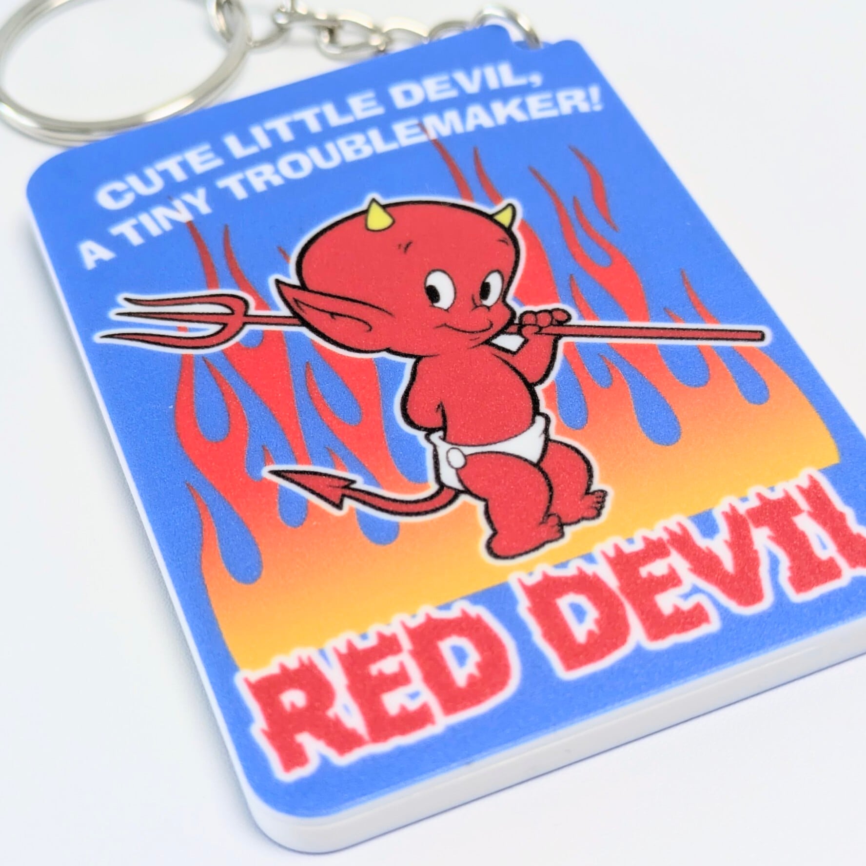 【 Hot Stuff the Little Devil ( ホットスタッフ リトルデビル ) 】AMERICAN CHARACTER PUZZLE KEYRING ( パズルキーリング ) / キーホルダー〚アメリカン雑貨 アメトイ〛