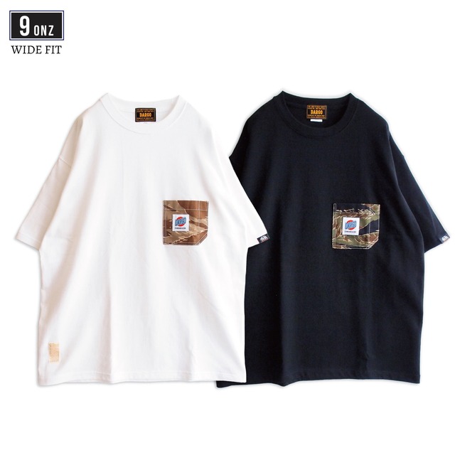 【DARGO】"9onz MAX WEIGHT" Working Pocket T-shirt（Tiger Camo ver.）