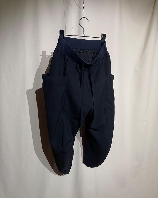 The Viridi-anne - Architectural Pattern-Cut Pants