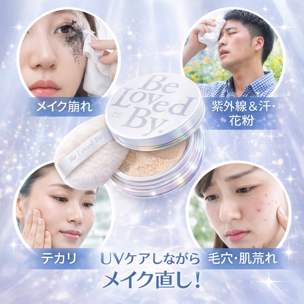 UV スクリーンパウダー FL SPF 50 PA+++【2個セット】 UV スクリーンパウダー FL SPF50 PA⁺⁺⁺ 8g Be Loved By ビーラブドバイ