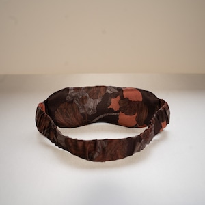 EM003 Every Silk アイマスク ~chocolate print~