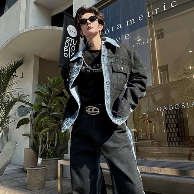 【激レア】カルバンクライン ジーンズ デニム ジージャン セットアップ ブラック カルバン・クライン Calvin Klein ジージャン デニムジャケット