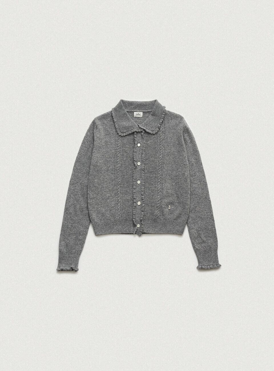 the barnnet soap zipup knit cardigan Oversized Soap Zip-Up Knit