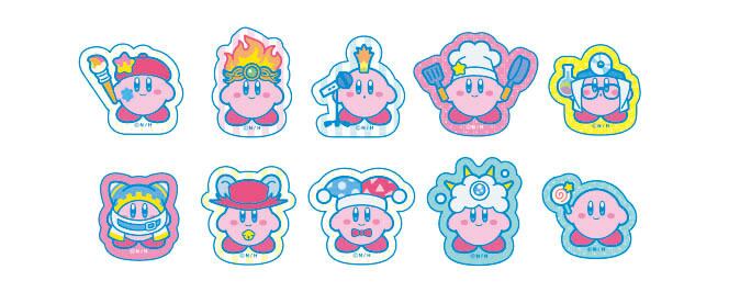 星のカービィ KIRBY MUTEKI! SUTEKI! CLOSET フレークシール  (2)ミントグリーン /  エンスカイ