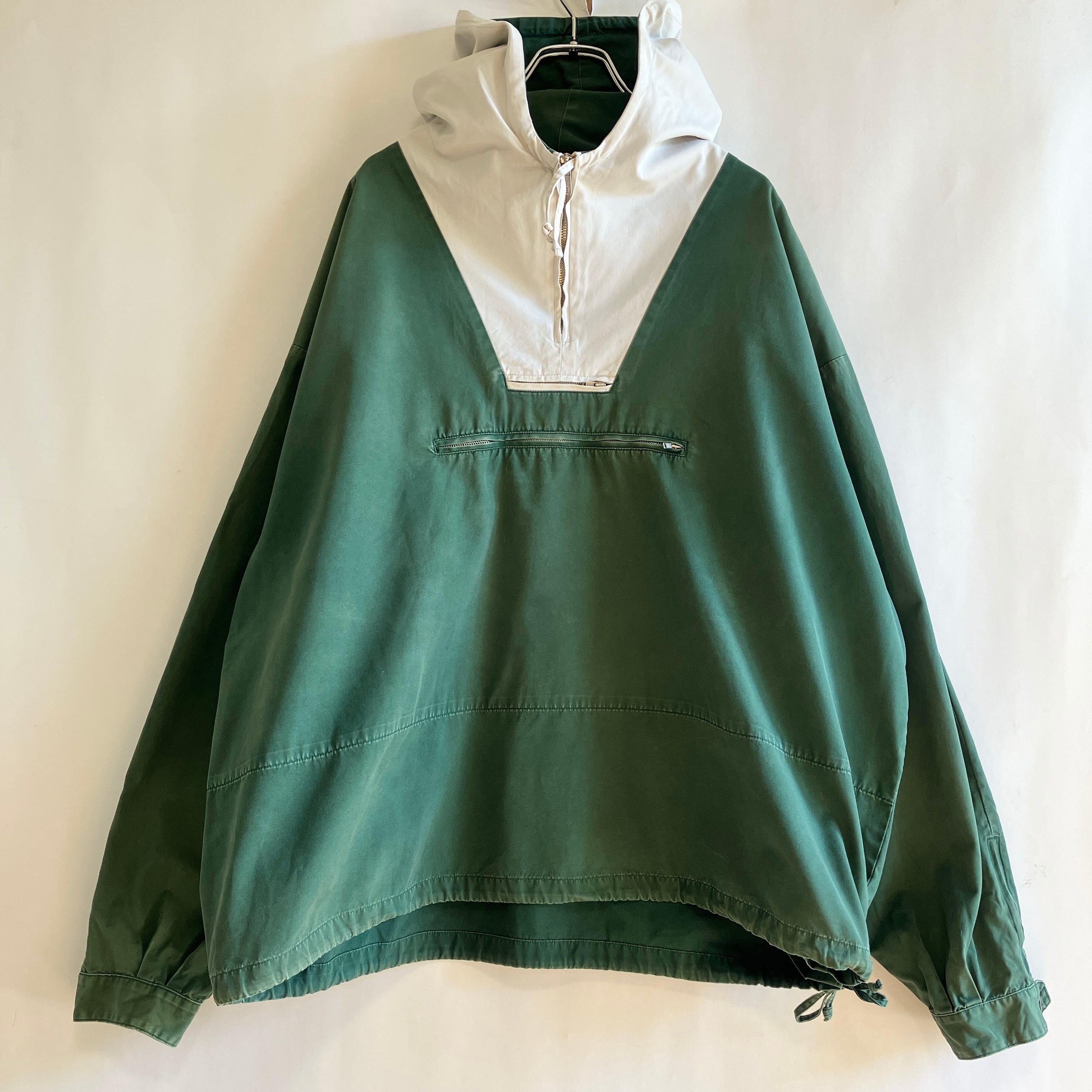 90s ヴィンテージ J.crew 2トーン アノラックパーカ プルオーバー