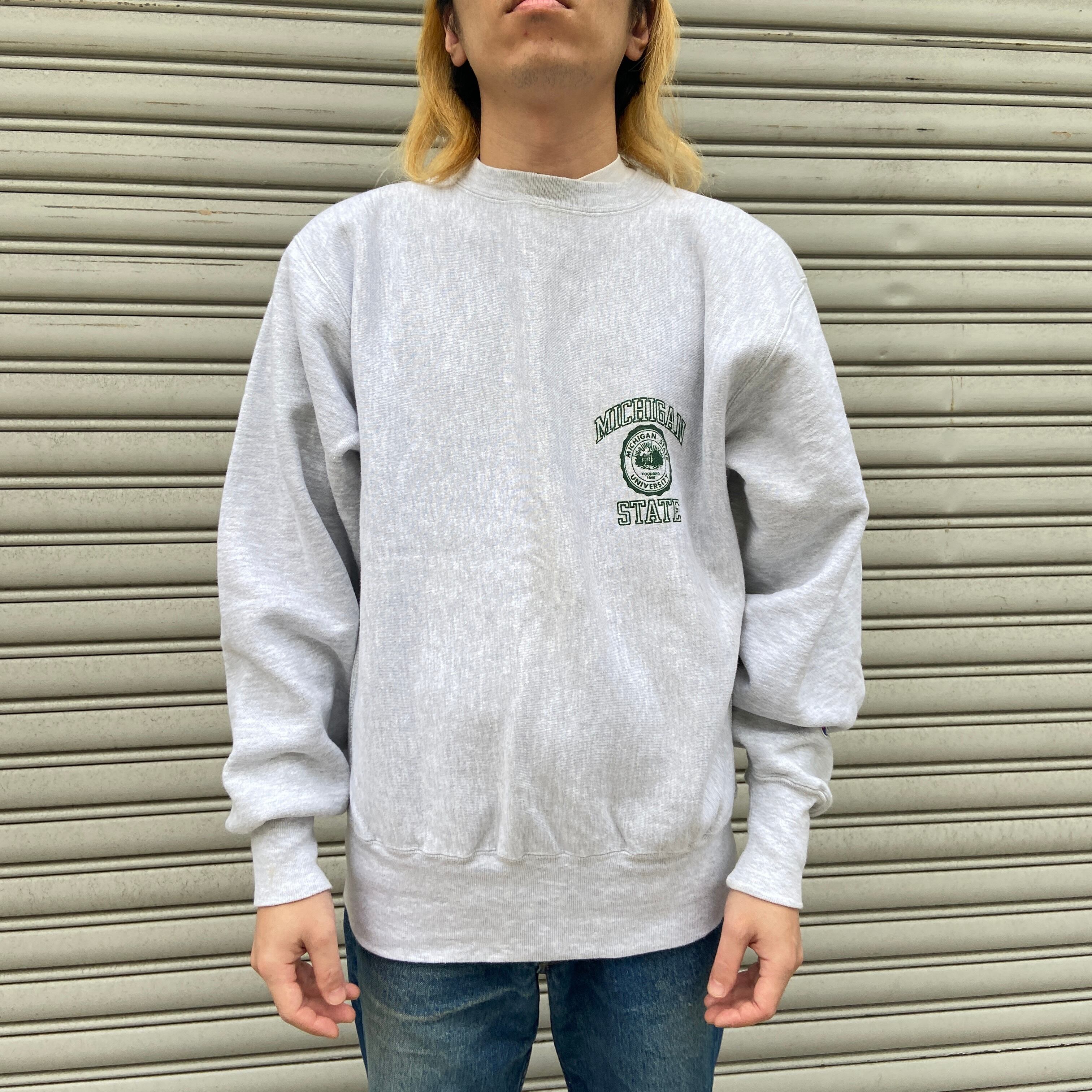 激レア 90's reverse weave usa製 両面プリント V