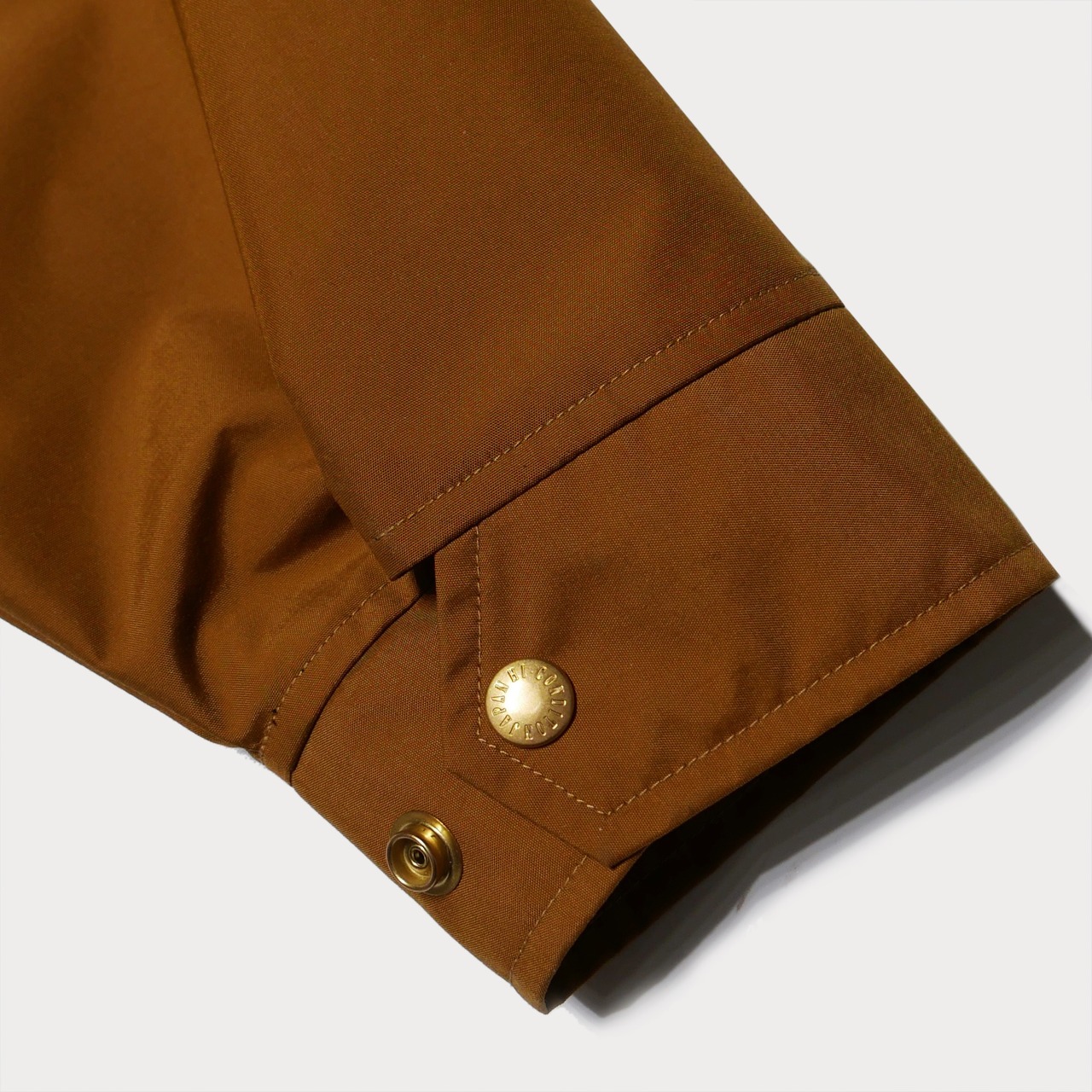 ( LIGHT BROWN ) RAGLAN WEATHERPROOF JACKET