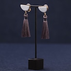 hakuji tassel　pierced earrings