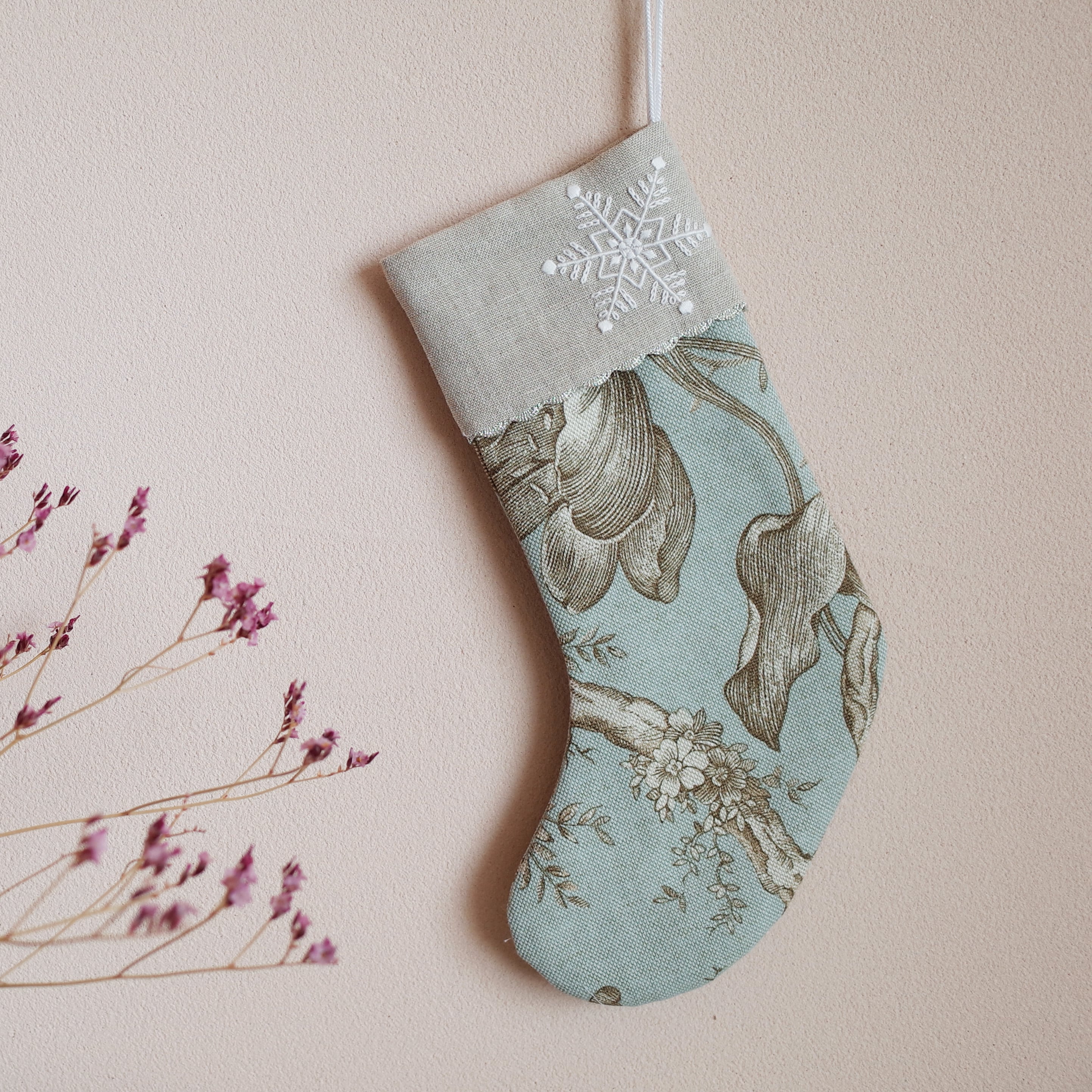 刺繍のキット クリスマスストッキング