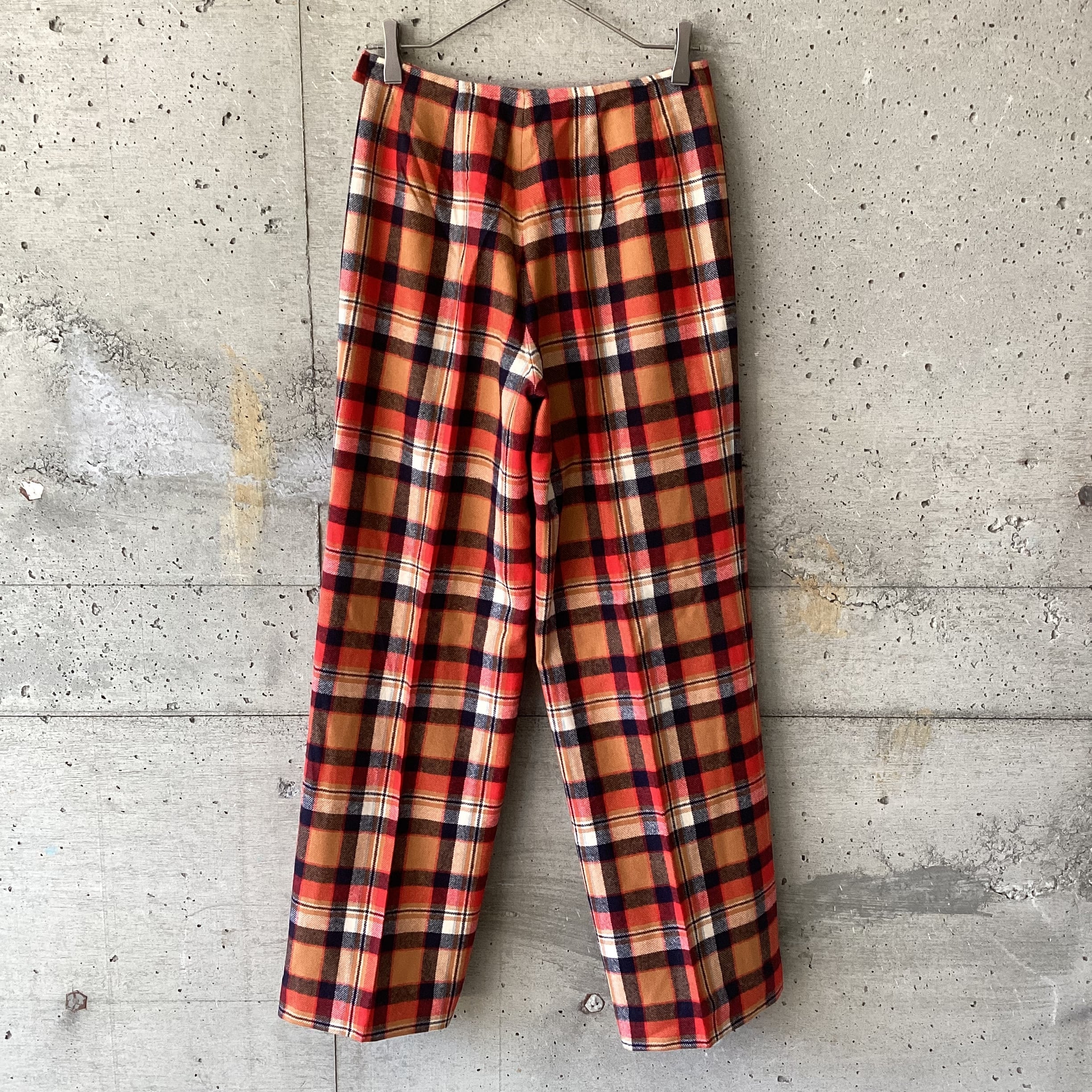 Made in USA 70’s check pants