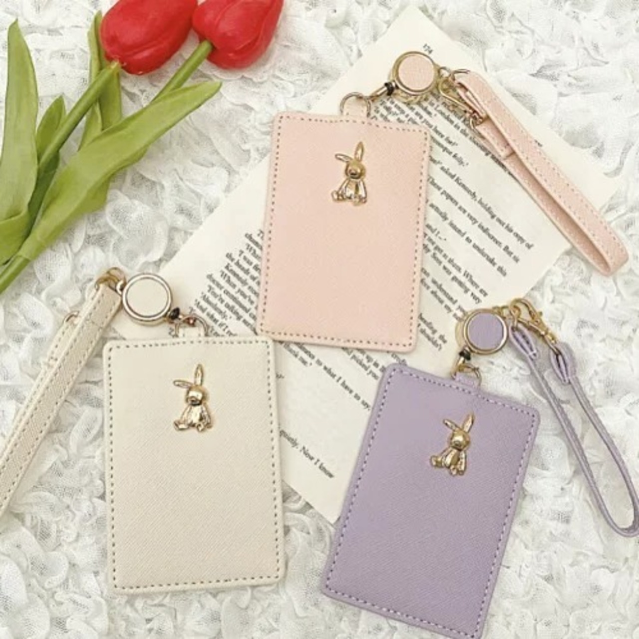 ラビットパスケース リール付きパスケース ストラップ ウサギ パスケース icカード 定期 カード入れ レディース アニマル 通勤 通学 高校生 学生 入学祝 ギフト プレゼント かわいい おしゃれ