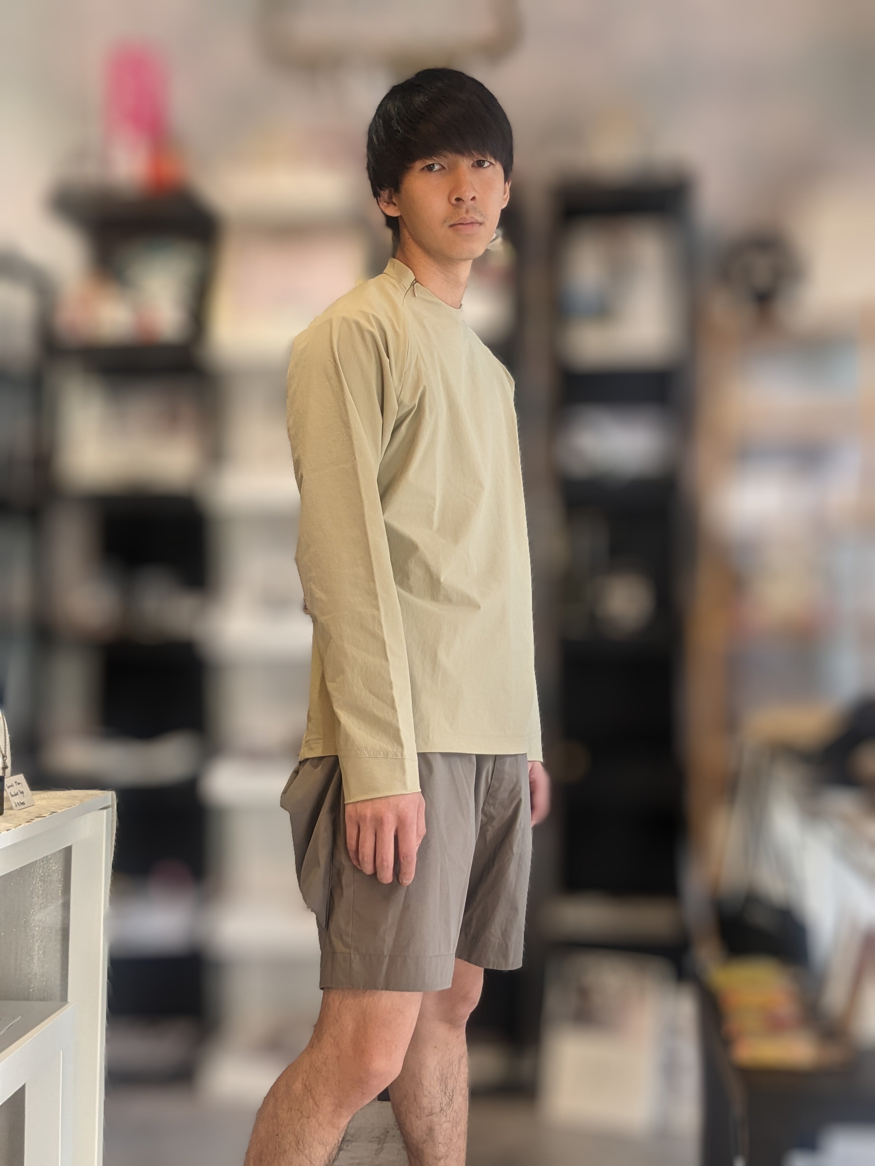 新品 CCP W-JIP ロングスリーブミニマムシャツ ネイビー S LT 新品 CCP W-JIP ロングスリーブミニマムシャツ ネイビー S LT
