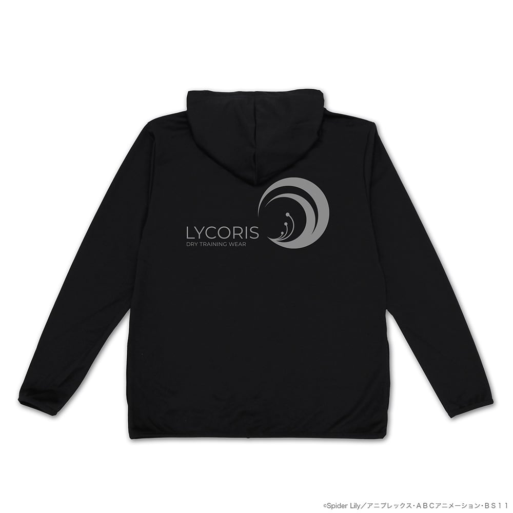 リコリス・リコイル リコリス 薄手ドライパーカー/BLACK-M/L/XL/XXL
