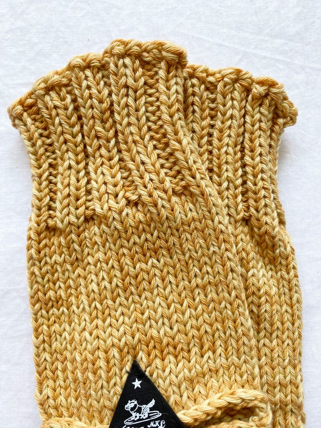 アンクルウォーマー　カモミールオレンジ　My Kinda Body　